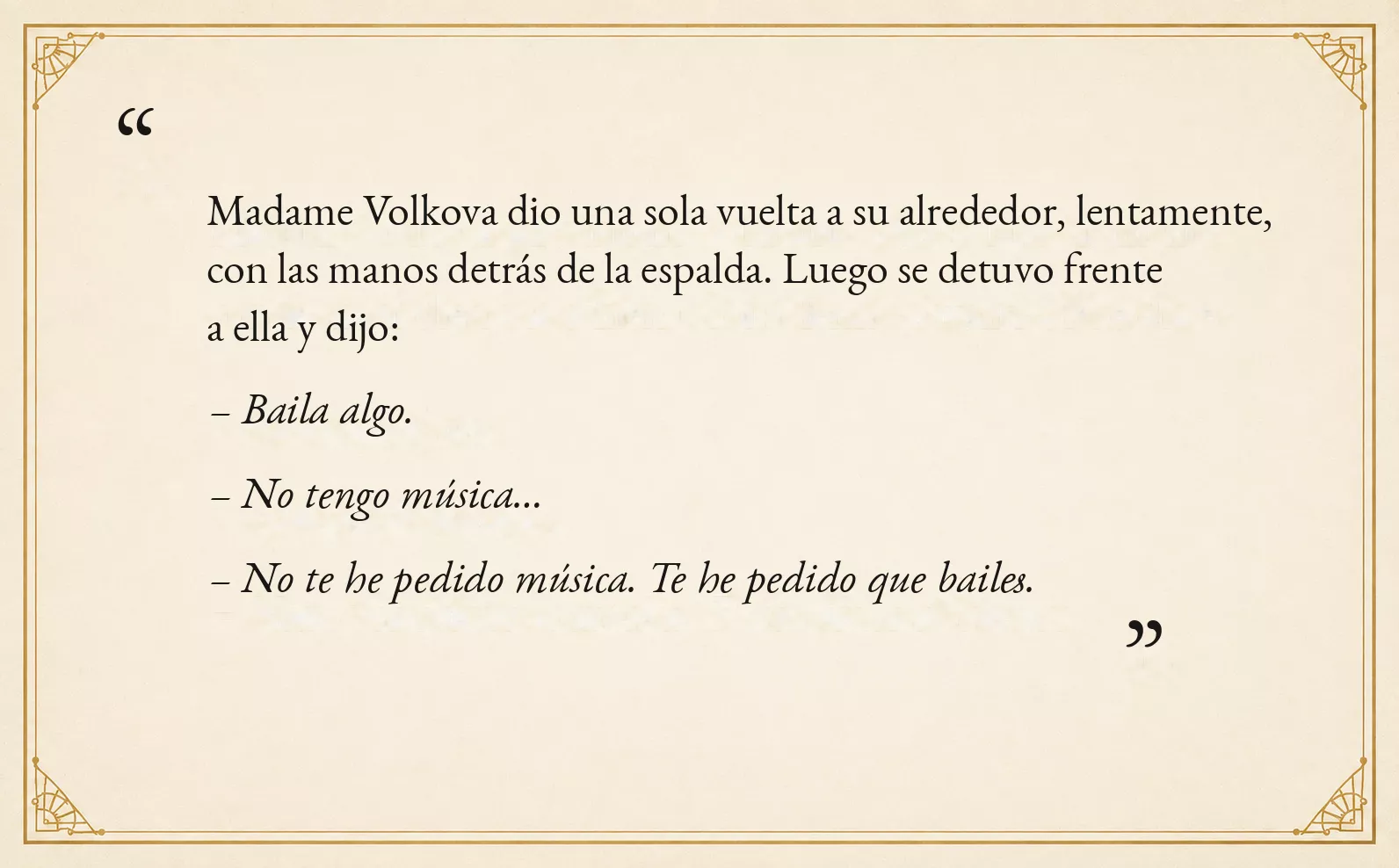 Estratto dal romanzo SPEAKEASY 02